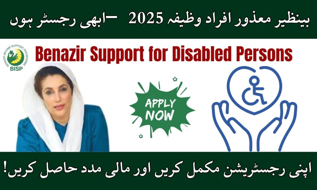 Benazir Support for Disabled Persons  2025